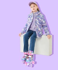 4-Pejiijar Rainbow Unicorn Kids Roller Skates for Girls Toddler Ages 2-4 5-8 …