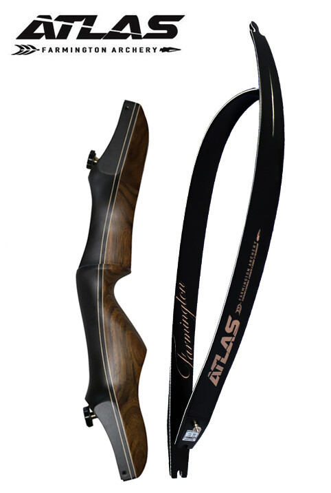 Farmington Atlas 17″ ILF Recurve Riser & Foam Carbon Limbs Set / Right Hand