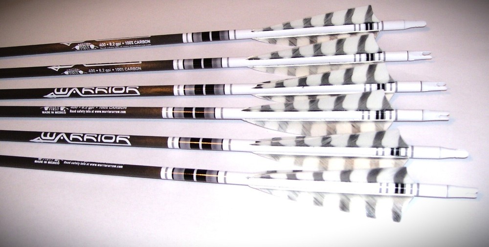 Goldtip warriors arrows for Traditional archery