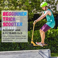 VOKUL Complete Pro Scooter for Kids Boys Girls Teens Up 6 Years – Freestyle T…