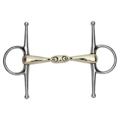 Shires Full Cheek Alloy Bit With Lozenge