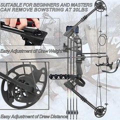 Archery Compound Bow Set PRO 20-70 LBS Hunting Compound Bow for Archery Shooting