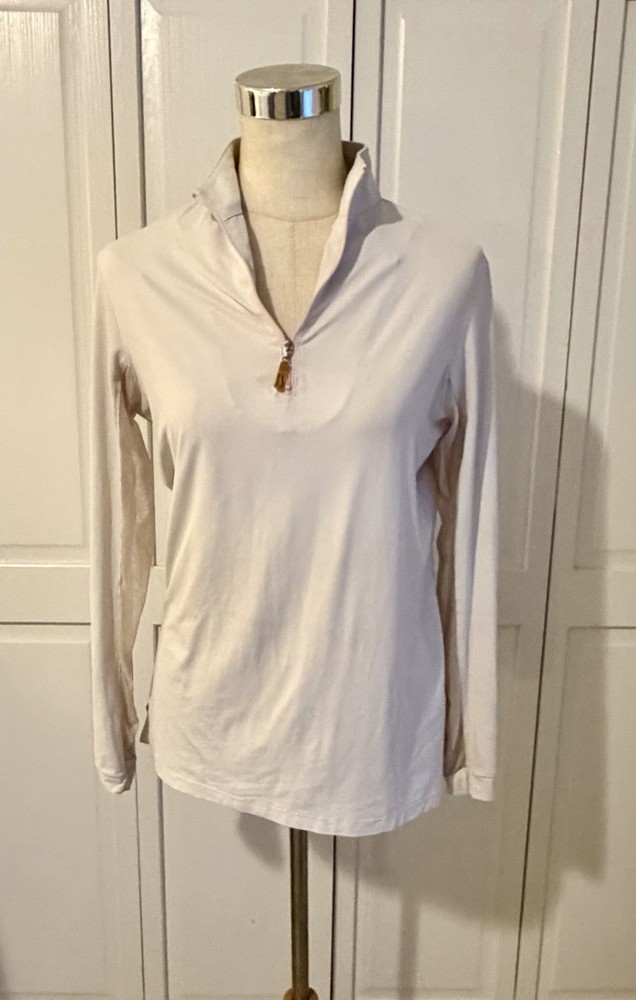 The Tailored Sportsman Equestrian Women Riding White Shirt Long Sleeve Medium