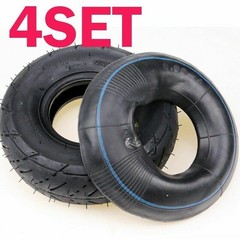 4X 3.00-4 Tire + Tube set 260X85 10×3 For E300 E325 ATV Scooter Go Kart Racing
