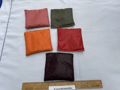 1950’s Lot 5 Little Yankee Genuine Bean Bag Game Pieces Only Varies Colors