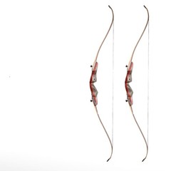 62in Archery Wooden Takedown 30-50lbs Recurve Bow Hunting Shoot