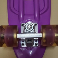 BELEEV Skateboard Mini Cruiser With Light-Up LED Wheels