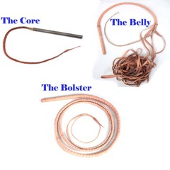 Kangaroo Leather Hide Bull Whip 04 to 16 Feet, 16 Plaits Indiana Jones Bullwhip