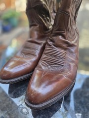 Dan Post Brown Leather Western Cowboy Boots Men’s US 10 DP 2117
