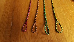 Flemish Twist Bow String – D97/»Fast Flight» – Black & Bright Colors