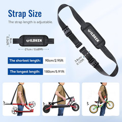 Scooter Shoulder Strap, 71-Inch Carrying Scooter with Adjustable Carrying Strap