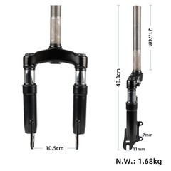 Front Shock Absorber Bicycles Easy To Install For Fiido Q1 Electric Scooter