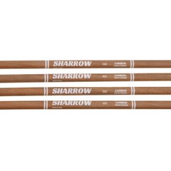 12X 31″ Pure Carbon Arrows Archery SP340-600 Compound Recurve Bow Tips Hunting