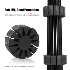 Adjustable Arrow Quiver Tube Holder 12-24 PCS Archery Case Back Shoulder w/ Belt