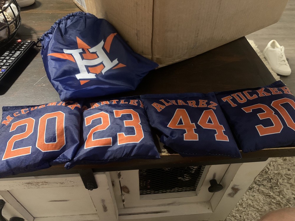 Houston Astros Corn Hole Bean Bags