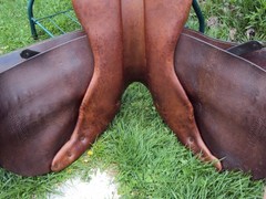 RARE CROSBY MILLER English Sofride Saddle-CENTENNIAL- 16.5″-GREAT! Cross Country