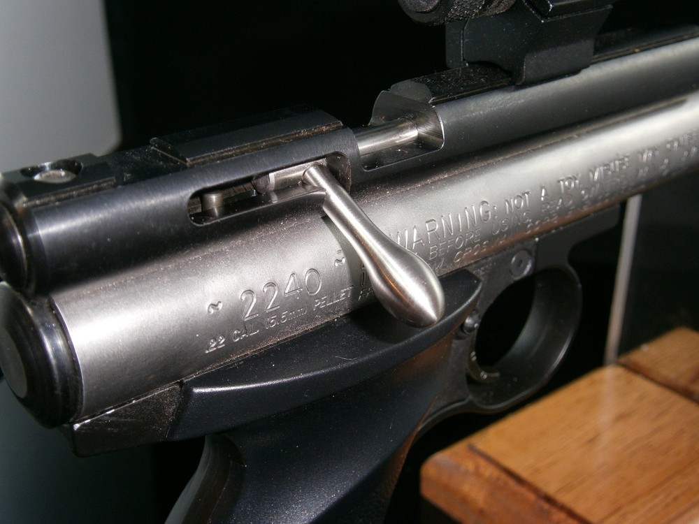 Custom Stainless Steel Tear Drop Bolt Handle for Crosman 2240 2250 1322 1377 etc