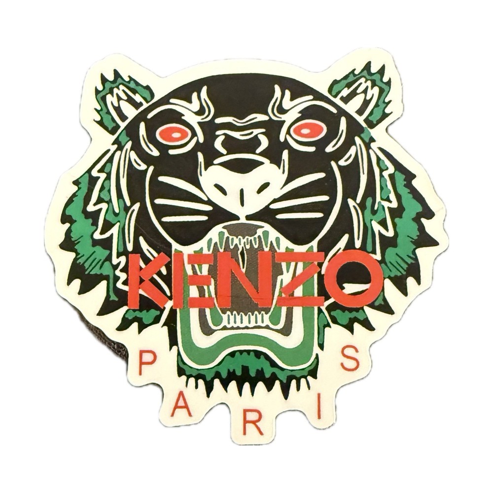 Kenzo Paris Tiger Head Logo Sticker Luxury Fashion Designer Decal Graphic