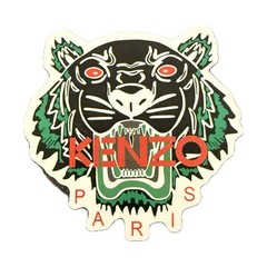 Kenzo Paris Tiger Head Logo Sticker Luxury Fashion Designer Decal Graphic