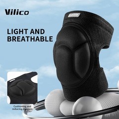 Knee Pad Comfortable Non-Slip Thick Foam Cushion Knee Pads Adjustable Easily Men