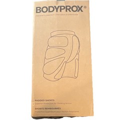Bodyprox Padded Shorts Hip, Tailbone & Thigh Impact Protective Gear Black