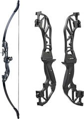 Right-Hand Archery Takedown Recurve Bow 30/40Lbs with Arrow Sight & Brush