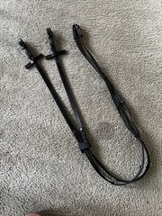 Horse LeMieux Arika Drop Nose Leather Snaffle Bridle with Reins size Full