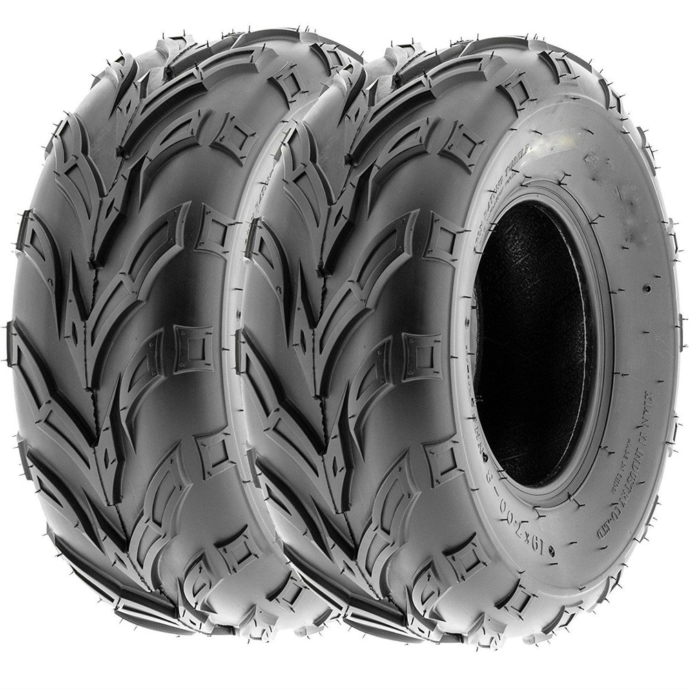 Set of 2, PAIR 19×7-8 FAR EAST TIRES, HAMMERHEAD, TRAILMASTER, ASW 14753