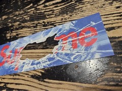 100% Authentic Supreme Shattered Glass Hole Art Dealer Box Logo Sticker SS26 TNF