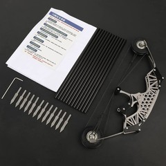 Stainless Steel 8.6 Bow for Target Shooting and Archery Gift for Ages 15+