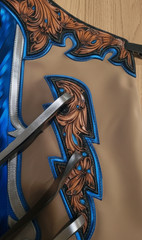 Rodeo Leather Bull Riding Chaps | Western Cowboy Rodeo Gear – Custom Design