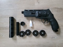 Umarex T4E (2292176) TR50 GEN2 Paintball Revolver – Up To 32J – Barrel Upgrade