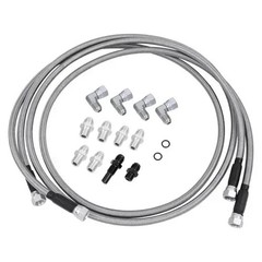 6AN 70 Inch GM Chevy Transmission Cooler Hose Line Kit Heavy Duty TBI