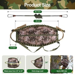 Hunting Saddle,Hammock Saddle Hunting,Comfortable Saddle Hunting System,Hammo…