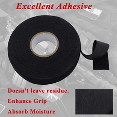 Gun Grip Tape, 1 Inch x 27.34 Yards Black Goon Tape, Water-Resistant Tactical Ta