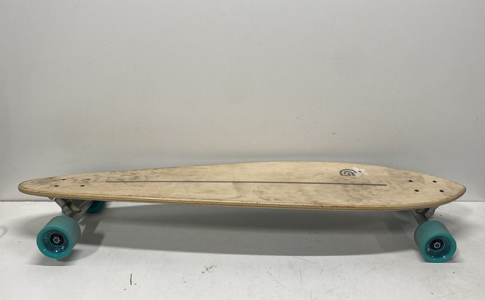 GoldCoast Skateboards Be The Change Longboard Pintail 38 Inch Floral Graphic