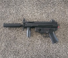 Elite Force Heckler & Koch MP5K Airsoft AEG w/ Mock Suppressor
