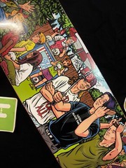 SIGNED Serial Party 2 GLOW IN DARK Sean Cliver Strangelove Skateboard Deck AUTO
