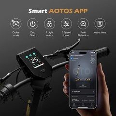 Electric Scooter for Adult 30MPH 48V 30AH 1200W Off-road E-Scooter 62 Mile&25MPH