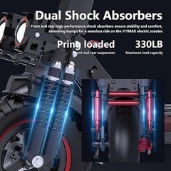 Electric Scooter Adult with Seat 1200W motor 11»Off Road 34MPH 48V/18AH Battery
