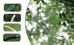 Handmade Horse Bow by AF Archery: 53″ Traditional Recurve Design for Hunting
