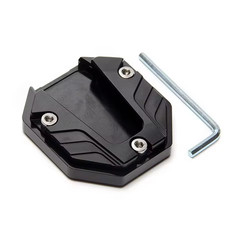 Motorcycle Kickstand Extender Foot Pad Aluminum Alloy Side Stand Support Plate