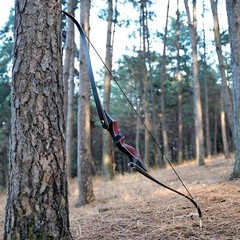 PMZ Recurve Bow and Arrow, Hourse Hunting Bow, 60» Wooden Takedown Bow,35lbs