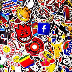 50pcs Waterproof Vinyl Stickers for Water Bottles, Laptops, Skateboard, Luggage