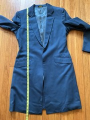 Vintage Carl Meyers Lexington Blazer Equestrian Style Classic Jacket Blue Sz M L