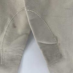Devon Aire Riding Pants Children Child size 10 R Beige With Maroon Accent