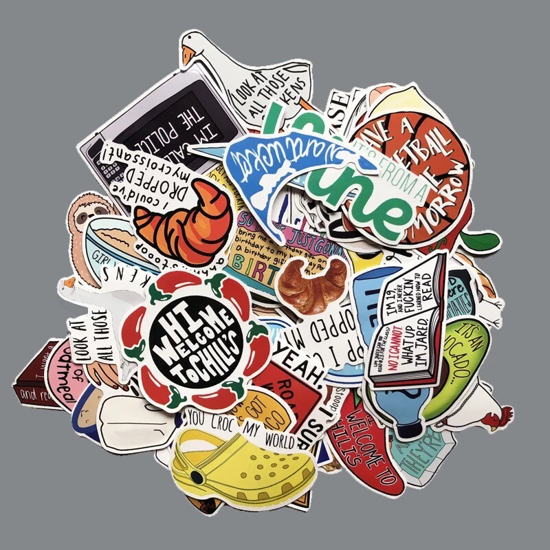 67pcs Tik Tok Meme Stickers Vine Popular Funny Food Sticker Buy 2 Get 1 Free