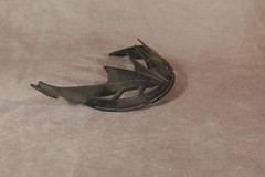 Visors Black Spiked Gothic Style Pair of 2