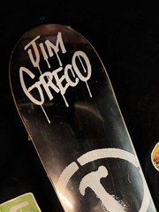 RARE VINTAGE Jim Greco Black 2003 Baker Pro Rider Skateboard Deck Hammers Shrink
