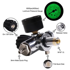 TUXING 4500Psi Carbon Fiber Tank 4.7L Pcp Paintball Tank with Valve for Diving
